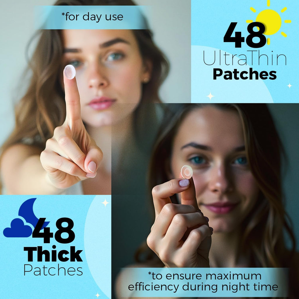 PurePatch Pimple Patches - 96 Hydrocolloid Spot Patches